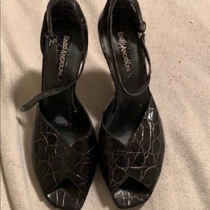 Snakeskin look 3” High Heels by Enzo Angiolini